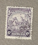 Stamps Barbados -  Carroza real