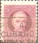 Sellos de America - Cuba -  Intercambio 0,75 usd 3 cents. 1942
