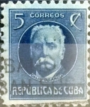 Stamps Cuba -  Intercambio 0,20 usd 5 cents. 1930