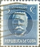 Stamps Cuba -  Intercambio 0,20 usd 5 cents. 1917