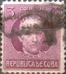 Stamps Cuba -  Intercambio 0,20 usd 3 cents. 1917