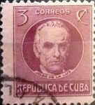 Stamps Cuba -  Intercambio 0,20 usd 3 cents. 1917