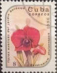 Stamps Cuba -  Intercambio crxf 0,20 usd 8 cents. 1986