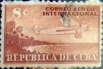 Stamps : America : Cuba :  Intercambio 0,30 usd 8 cents. 1948