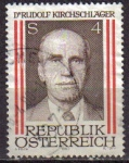 Stamps Austria -  AUSTRIA 1980 Scott 1146 Sello Personajes Rudolph Kirchschlager usado Michel 1635 Osterreich Autriche