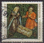 Stamps : Europe : Austria :  AUSTRIA 1982 Michel 1724 Sello Navidad Christmas usado Yvert1553