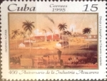 Sellos de America - Cuba -  Intercambio 1,25 usd 15 cents. 1995