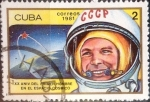 Stamps Cuba -  Intercambio 0,20 usd 2 cents. 1981