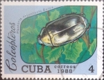 Sellos de America - Cuba -  Intercambio nfxb 0,20 usd 4 cents. 1988