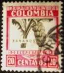 Stamps Colombia -  Bananas o Platanos