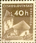 Stamps Czechoslovakia -  Intercambio m1b 0,20 usd 40 h. 1960
