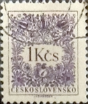 Stamps Czechoslovakia -  Intercambio 0,20 usd 1 k. 1954