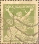 Sellos del Mundo : Europa : Checoslovaquia : Intercambio 0,20 usd 50 h. 1920