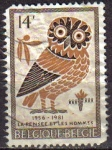 Stamps Belgium -  BELGICA 1981 Michel 2081 SELLO CULTURA EL PENSAMIENTO Y LOS HOMBRES BUHO
