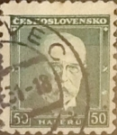 Sellos del Mundo : Europa : Checoslovaquia : Intercambio 0,20 usd 50 h. 1928