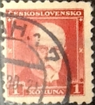 Sellos de Europa - Checoslovaquia -  Intercambio 0,40 usd 1 k. 1928