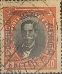 Stamps Chile -  Intercambio 0,20 usd 20 cents. 1911