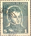 Sellos de America - Chile -  Intercambio 0,20 usd 1 peso 1952