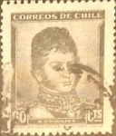 Stamps Chile -  Intercambio 0,20 usd 60 cents. 1950