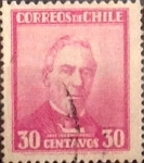 Stamps Chile -  Intercambio 0,35 usd 30 cents. 1934