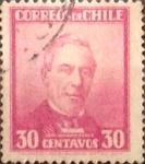 Stamps : America : Chile :  Intercambio 0,35 usd 30 cents. 1934