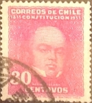 Stamps Chile -  Intercambio 0,20 usd 30 cents. 1934
