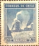 Stamps Chile -  Intercambio 0,20 usd 20 cents. 1938