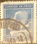 Stamps Chile -  Intercambio 0,20 usd 20 cents. 1938