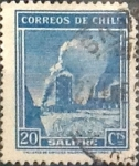 Stamps : America : Chile :  Intercambio 0,20 usd 20 cents. 1938
