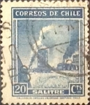 Stamps Chile -  Intercambio 0,20 usd 20 cents. 1938