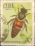 Stamps Cuba -  Intercambio crxf2 0,60 usd 30 cents. 1971
