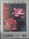 Stamps Cuba -  Intercambio m1b 0,20 usd 40 cents. 1988