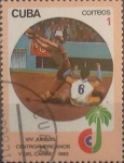 Stamps Cuba -  Intercambio nfxb 0,20 usd 1 cents. 1982