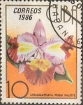 Stamps Cuba -  Intercambio crxf 0,20 usd 10 cents. 1986
