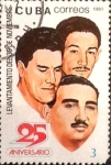 Stamps : America : Cuba :  Intercambio nfb 0,20 usd 3 cents. 1981