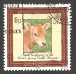 Sellos del Mundo : Europa : Isla_de_Jersey : 186 - Vaca jersiana