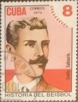 Stamps : America : Cuba :  Intercambio 0,20 usd 8 cents. 1974