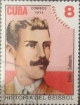 Stamps Cuba -  Intercambio 0,20 usd 8 cents. 1974