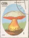 Stamps : America : Cuba :  Intercambio cxrf3 0,20 usd 1 cents. 1988