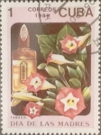 Stamps : America : Cuba :  Intercambio crxf 0,20 usd 1 cents. 1989