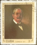Stamps Cuba -  Intercambio 0,20 usd 3 cents. 1971