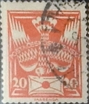 Stamps Czechoslovakia -  Intercambio 0,20 usd 20 h. 1920