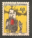 Sellos de Europa - Checoslovaquia -  1900 - 30 anivº de la destrucción de Lidice