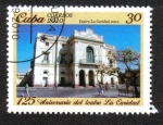 Sellos de America - Cuba -  125 Aniversario del teatro La Caridad