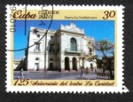 Stamps Cuba -  125 Aniversario del teatro La Caridad