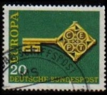 Stamps : Europe : Germany :  ALEMANIA 1968 Scott 983 Sello Europa 20 usado Michel 559 Yvert423 Allemagne Duitsland Germania Germa