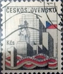 Stamps Czechoslovakia -  Intercambio 0,20  usd 1 k. 1982
