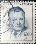 Sellos de Europa - Checoslovaquia -  Intercambio 0,20  usd  5 k. 1948