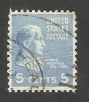 Stamps United States -  J. Monroe