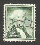 Stamps United States -  587 - G. Washington